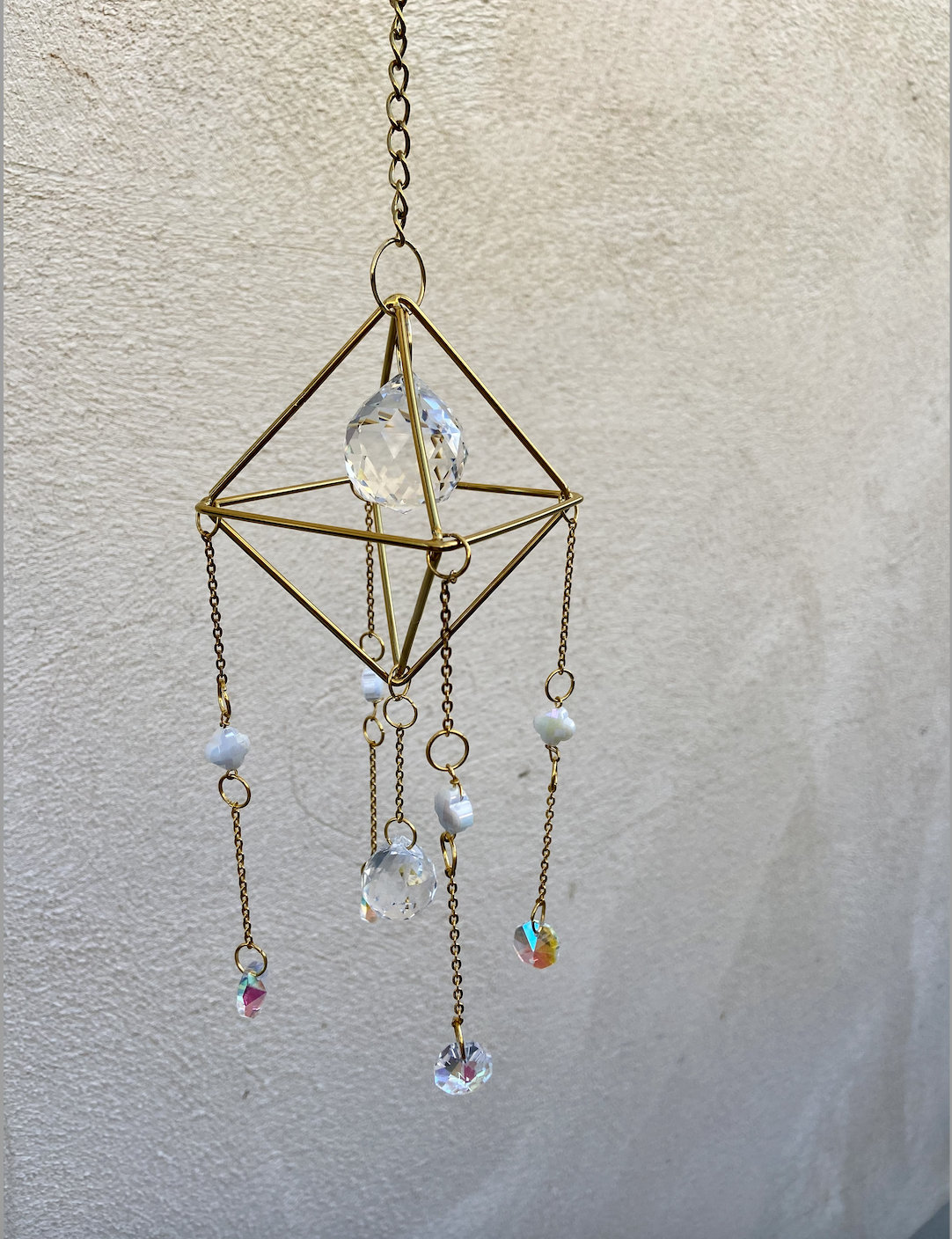 Mini sun catcher sun catcher crystal sun catcher rainbow Etsy