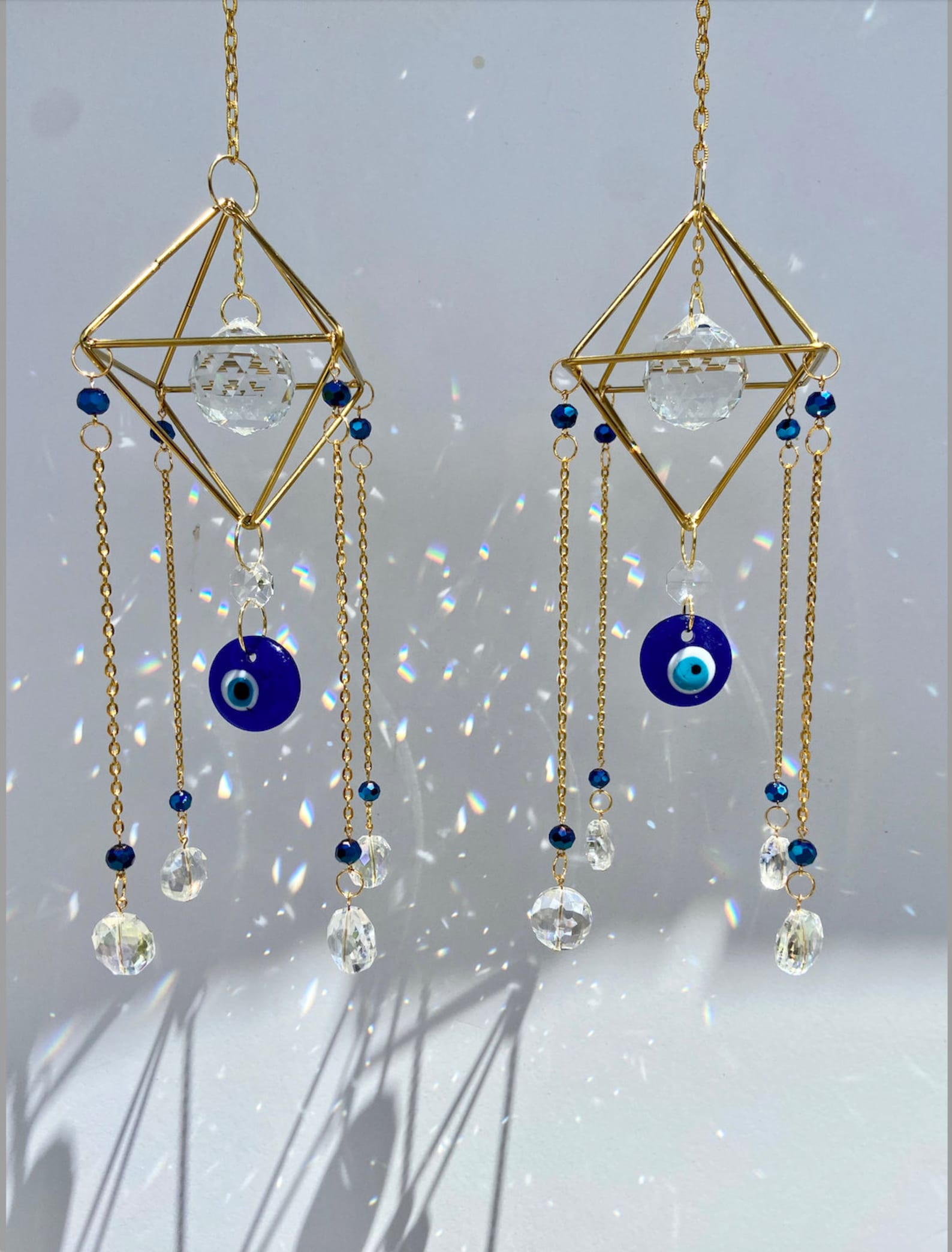 Protection Sun Catcher Crystal Sun Catcher Crystal Dream Etsy