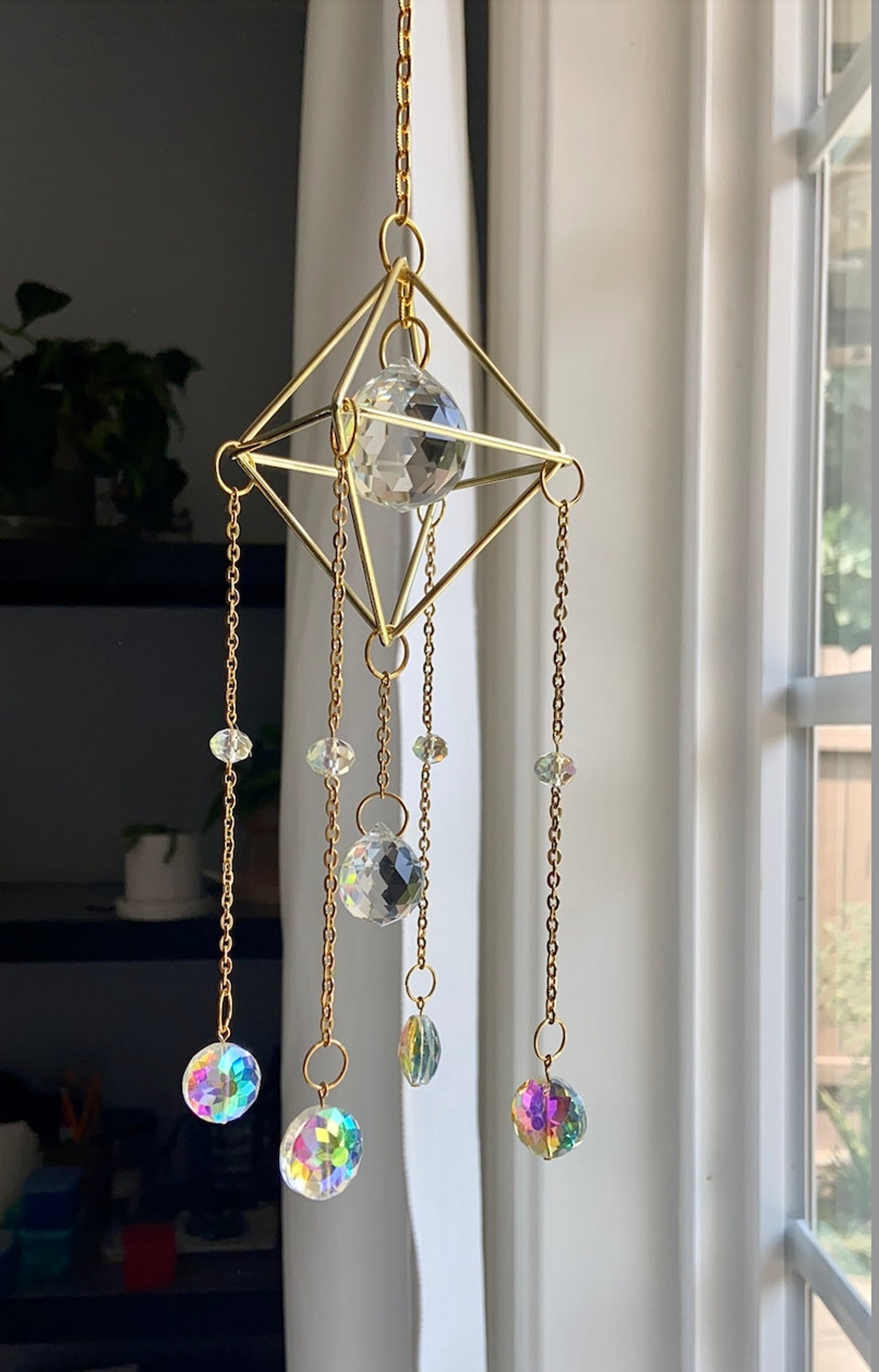Mini Sun Catcher Sun Catcher Crystal Sun Catcher Rainbow Etsy Australia
