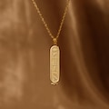 Egypt Custom Name Jewelry \u2022 18k Gold Egypt Cartouche Necklace \u2022 Egyptian Hieroglyphic Name Necklace Ancient Egyptian Necklace\u2022Christmas Gift product logo