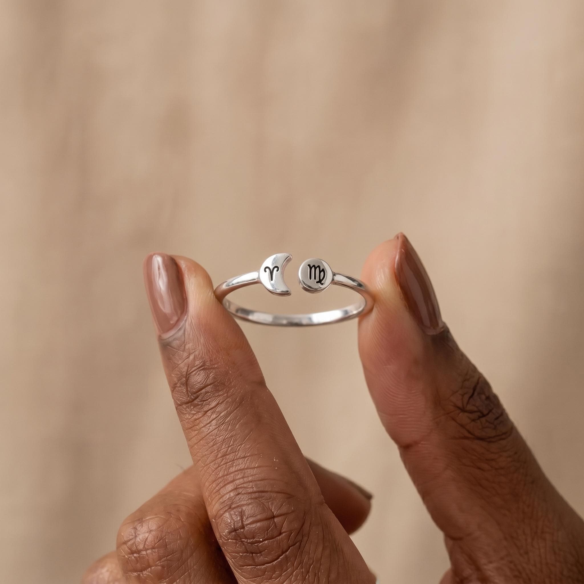 Zodiac ring - Etsy 日本