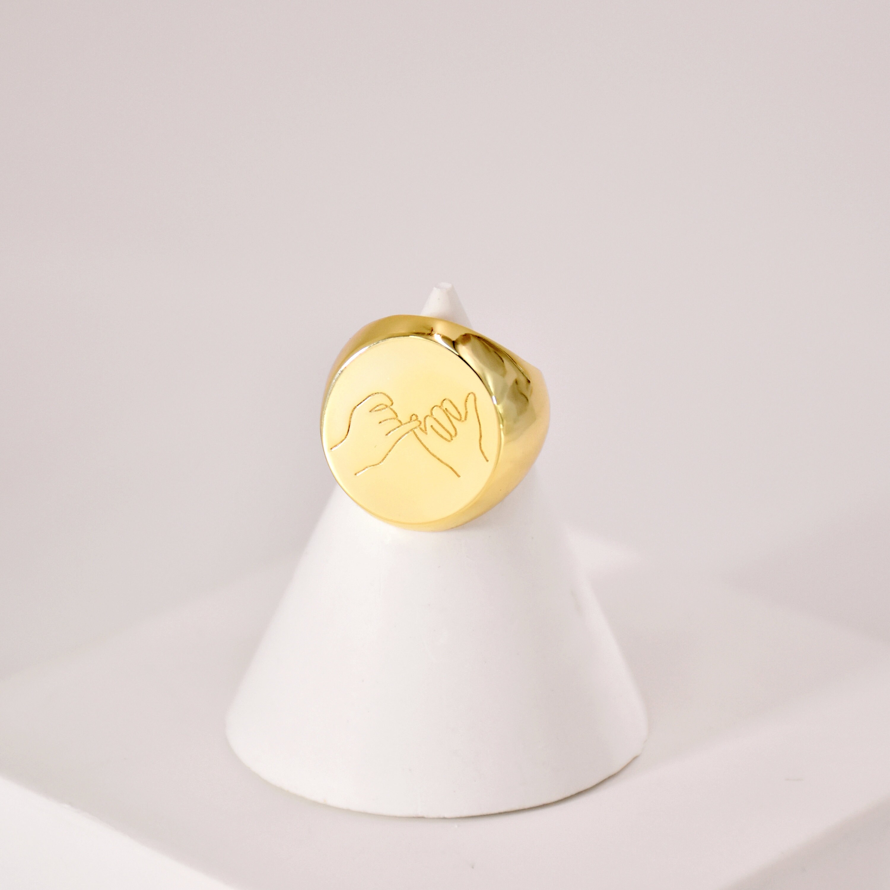 Gestures of Love Ring • Hand Gesture Ring • ASL Ring • Peace Sign ...