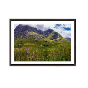Lagangarbh Hut, Glencoe Wall Print, Scotland