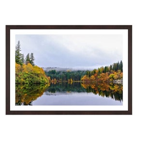 Reflections on Loch Ard, Scottish Landscape Photo Image, Scotland