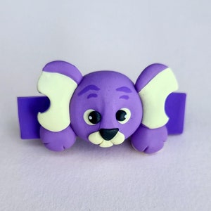 Neopets Faerie Kougra Hairclip, Quirky Hair Clip, Funny Hair Accessories, 90s Nostalgia Gift, Neopets Gift