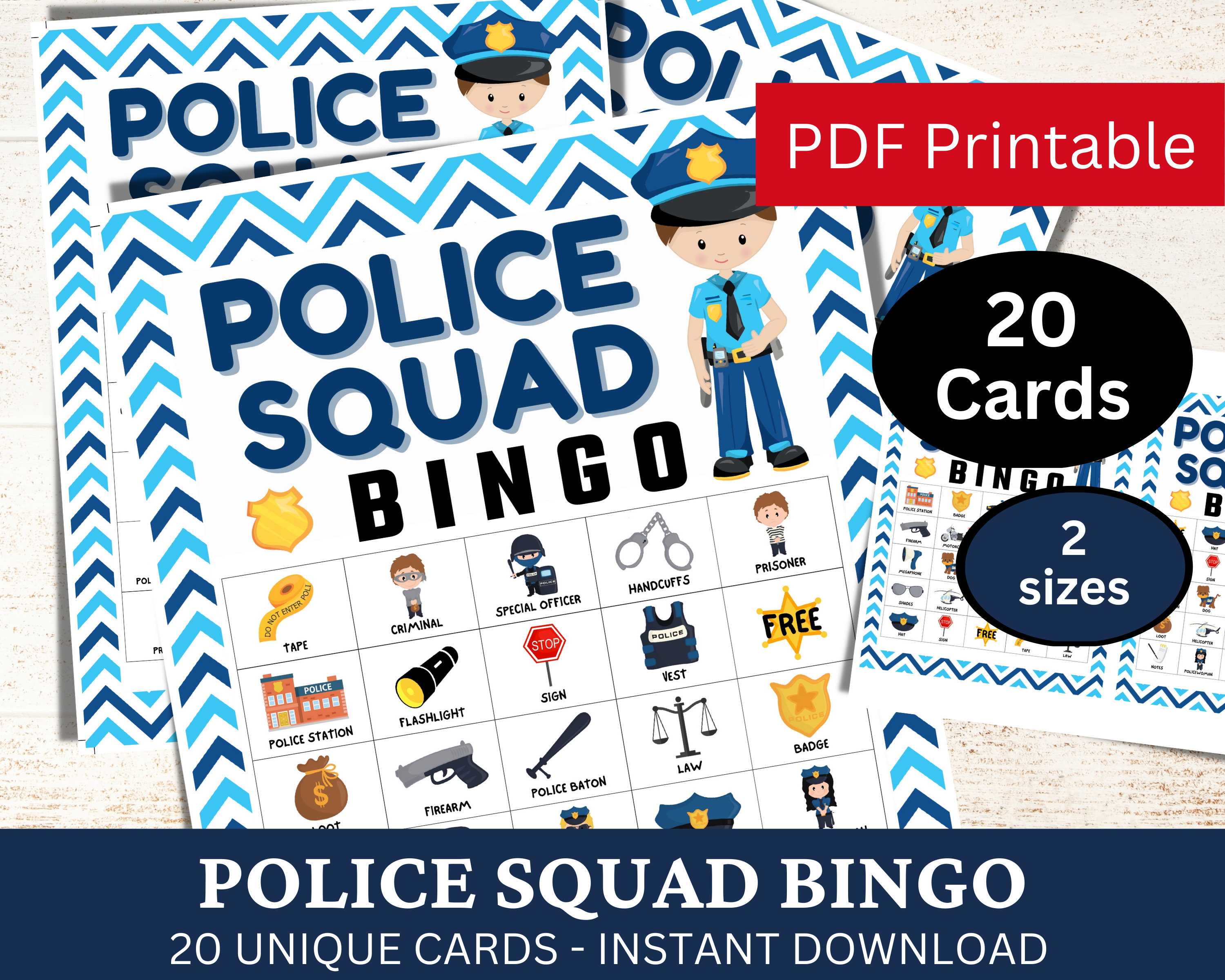 Police Board Game - Main Image