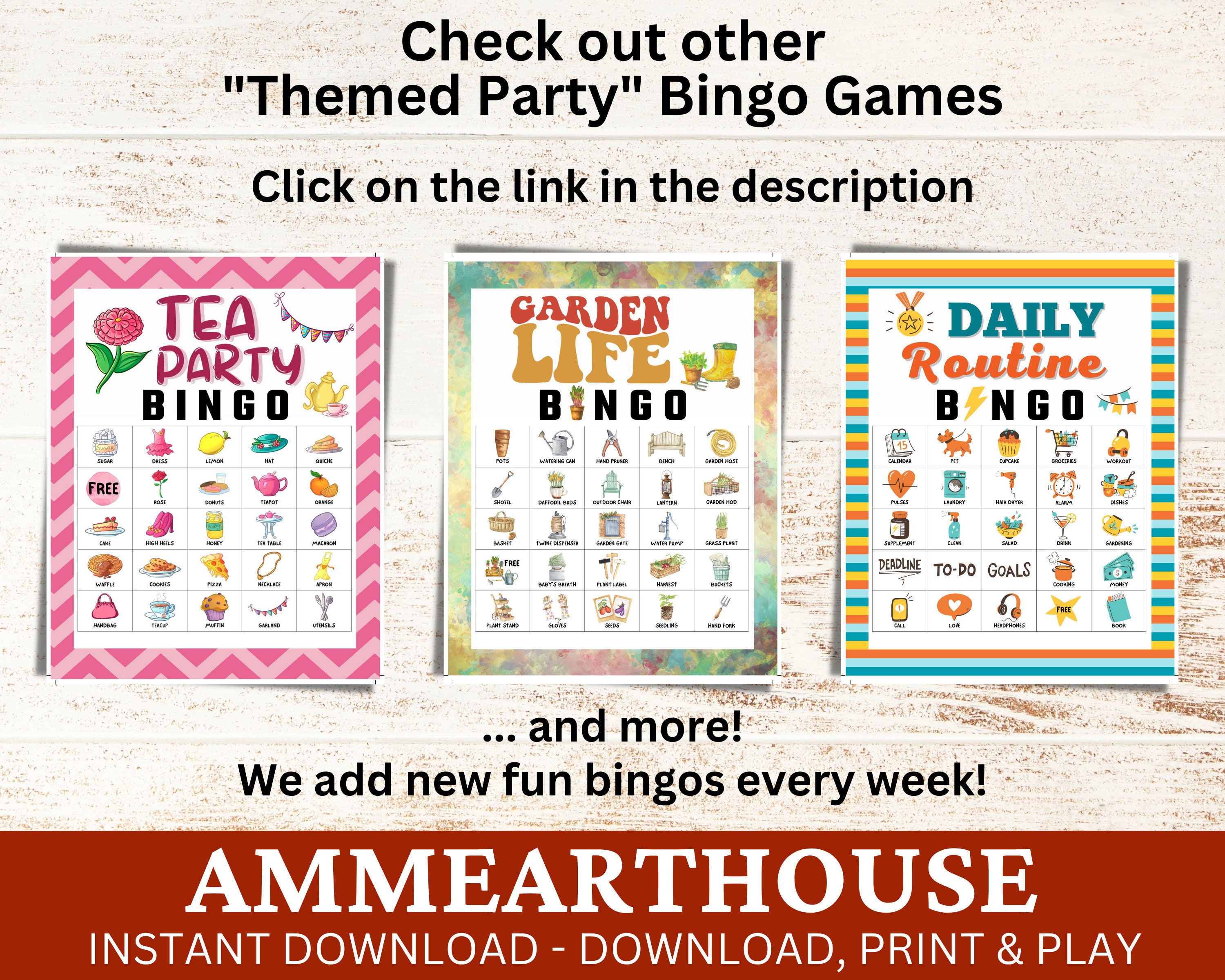 100 Picnic Day Bingo Game Card Family Reunion Activity Fun Etsy