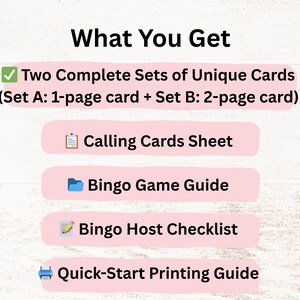 Karta do gry w bingo „50 zdrowych nawyków” dla dzieci i dorosłych, dobra aktywność praktyczna, gra do druku o dbaniu o siebie, gra „Kochaj siebie” w formacie PDF, zdrowie psychiczne zdjęcie 3