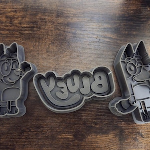 bluey cookie cutters
