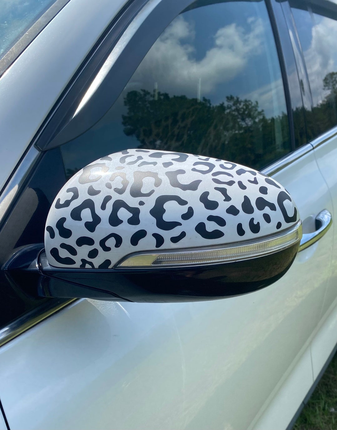 Leopard Print Decal Set for Car Etsy