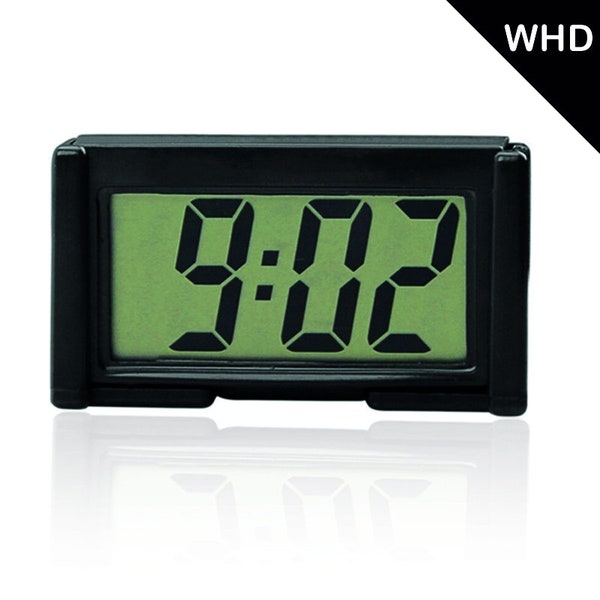 Interior Car Auto Desk Dashboard Home Digital Clock LCD Screen Self-Adhesive Bracket