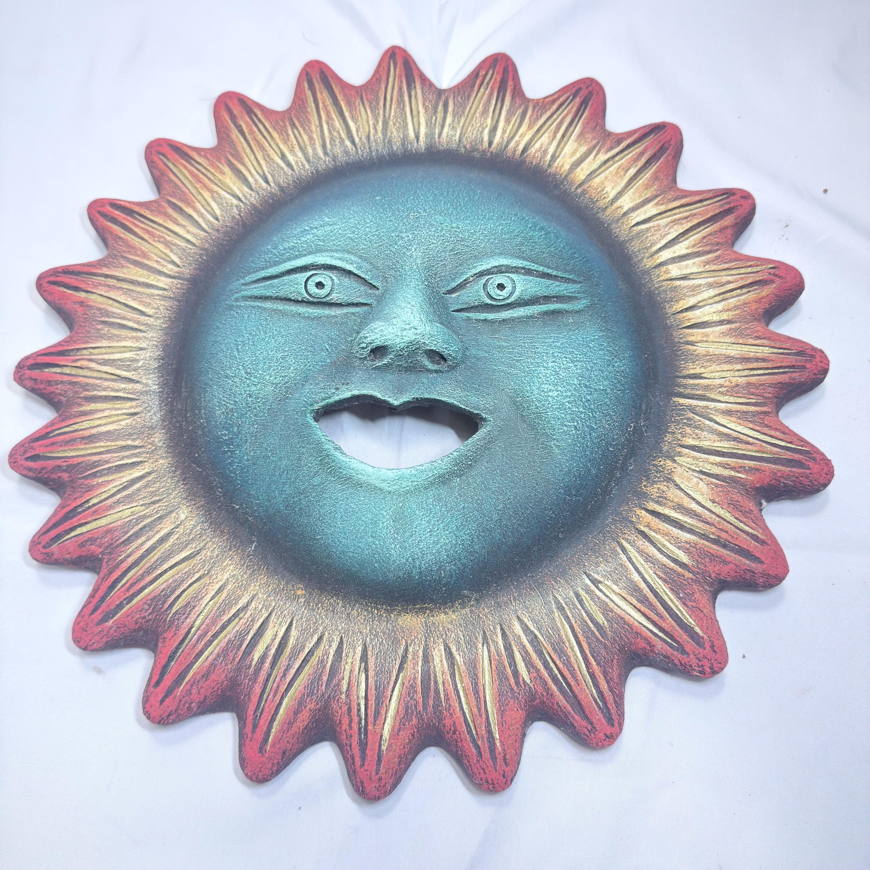 Vintage Mexican Ceramic Sun - Etsy