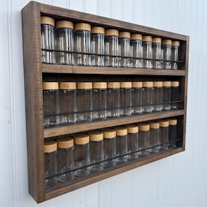 Spice Rack, Wall Mounted Vintage Spice Rack image 9