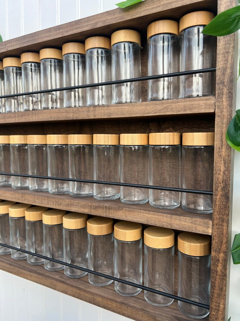 Spice Rack, Wall Mounted Vintage Spice Rack image 14
