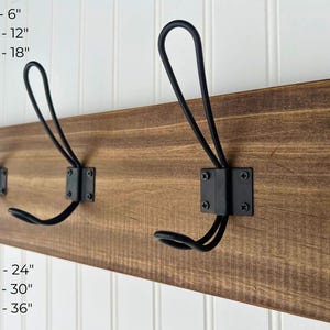 Farmhouse Coat Rack, Wall Mounted