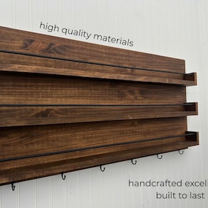 Spice Rack, Wooden Wall Mount