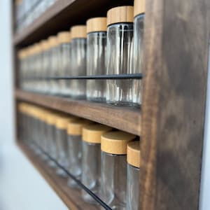 Spice Rack, Wall Mounted Vintage Spice Rack image 12