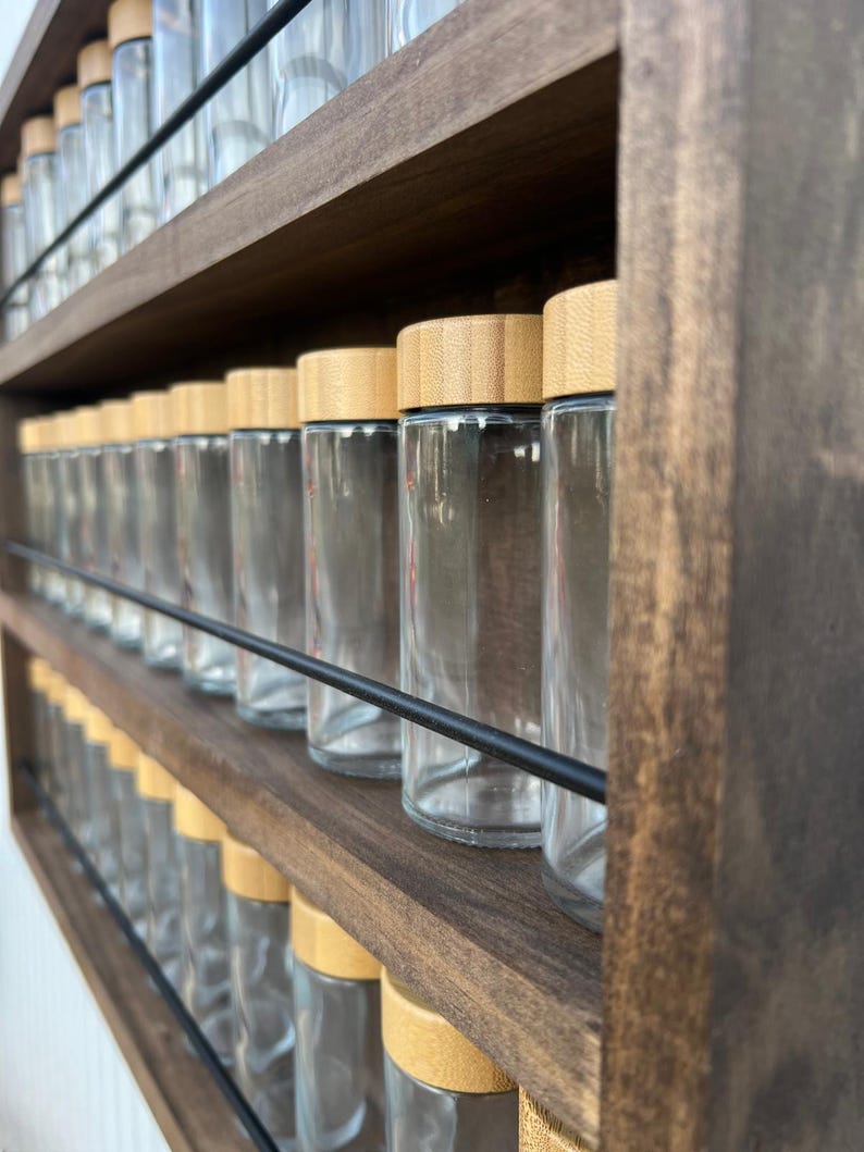 Spice Rack, Wall Mounted Vintage Spice Rack image 11