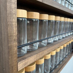Spice Rack, Wall Mounted Vintage Spice Rack image 13