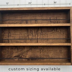 Spice Rack, Wall Mounted Vintage Spice Rack image 3