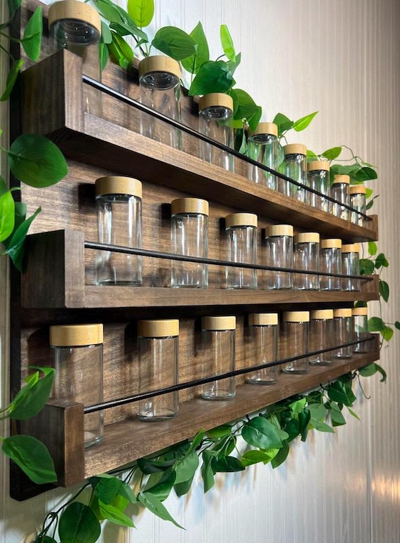 Spice Shelves Modern Wall Mounted Spice Rack Spice Storage Wall