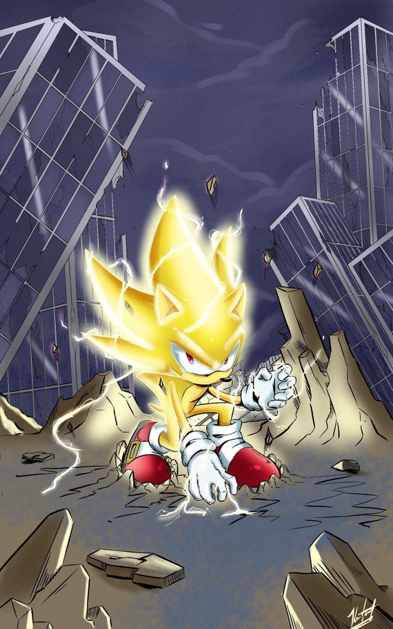 SUPER SONIC VS SUPER SHADOW !!