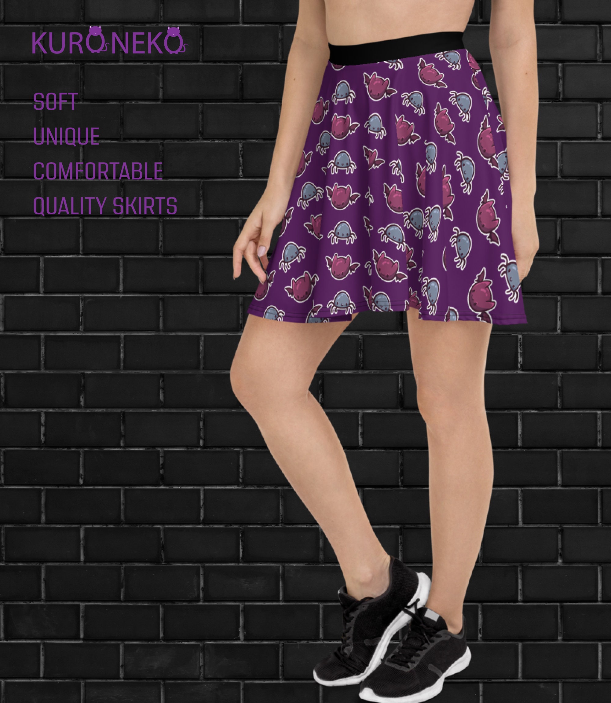 Cute Halloween Skirt Halloween Clothing Creepy Cute Skirt Etsy