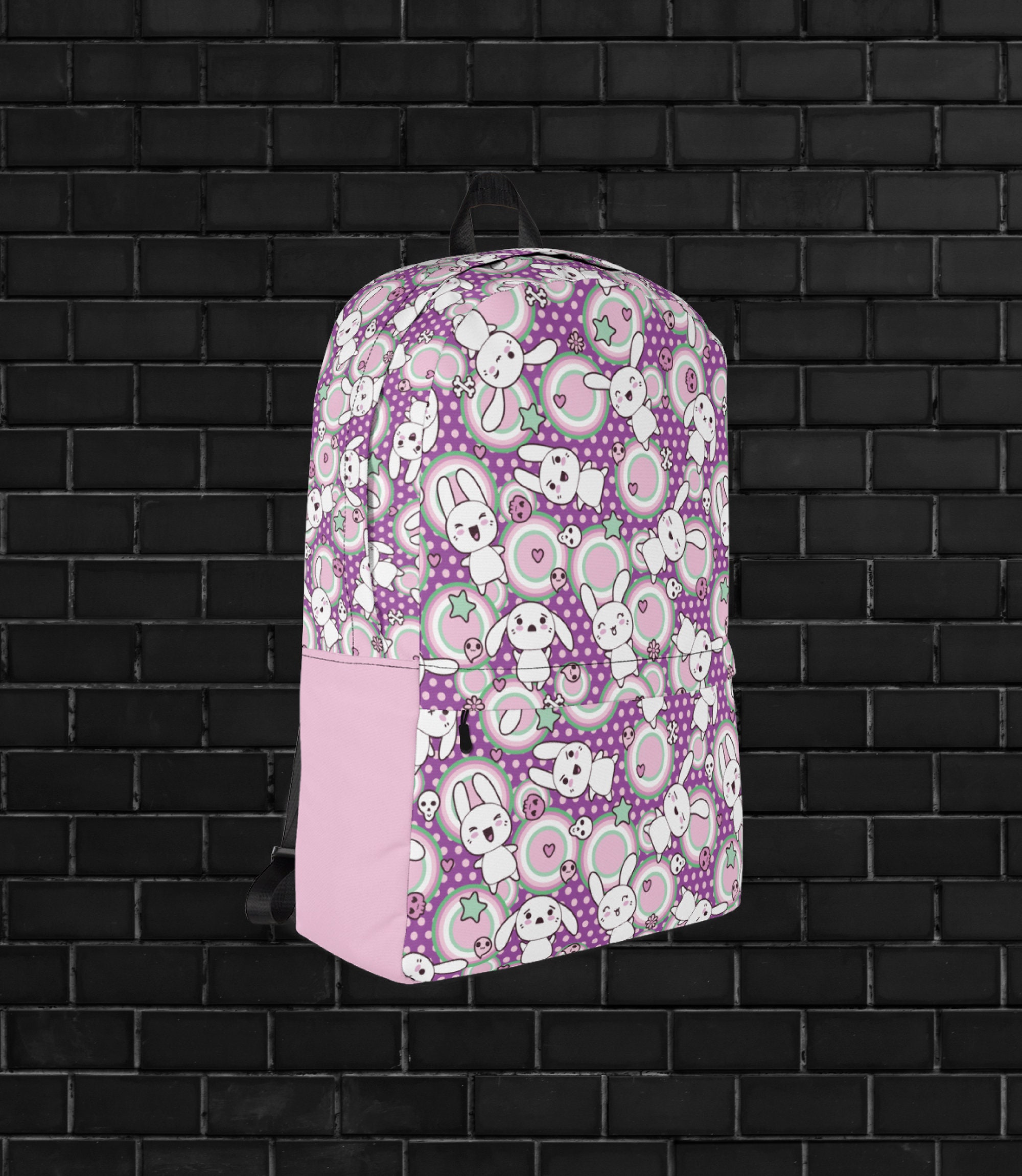 JIAERDI Kawaii Rabbit Y2k Backpack Women Gothic Plush Soft Chic Mini  Backpack Purse Ladies Harajuku Cute Mochila Crossbody Bags