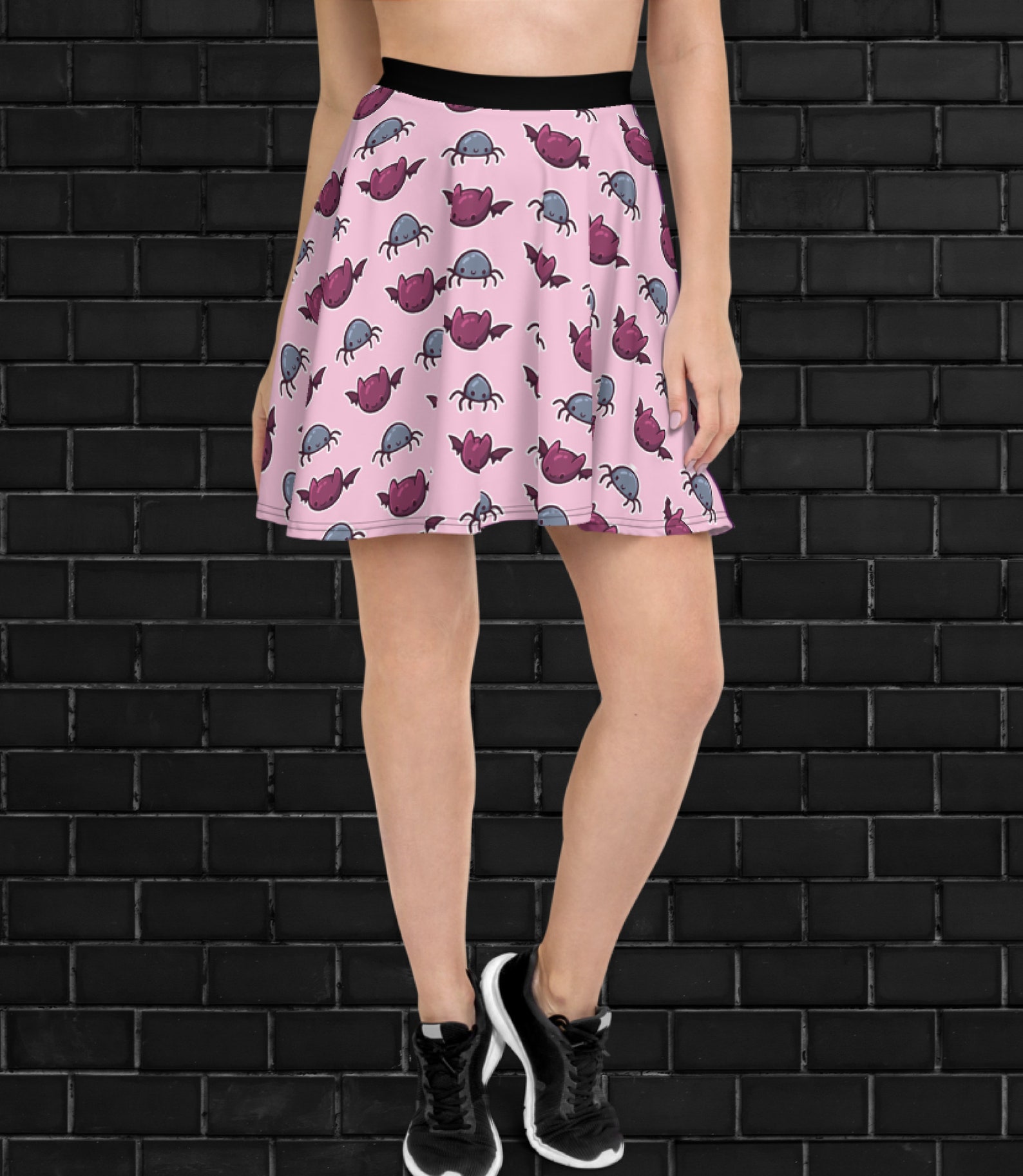 Cute Halloween Skirt Halloween Clothing Creepy Cute Skirt Etsy