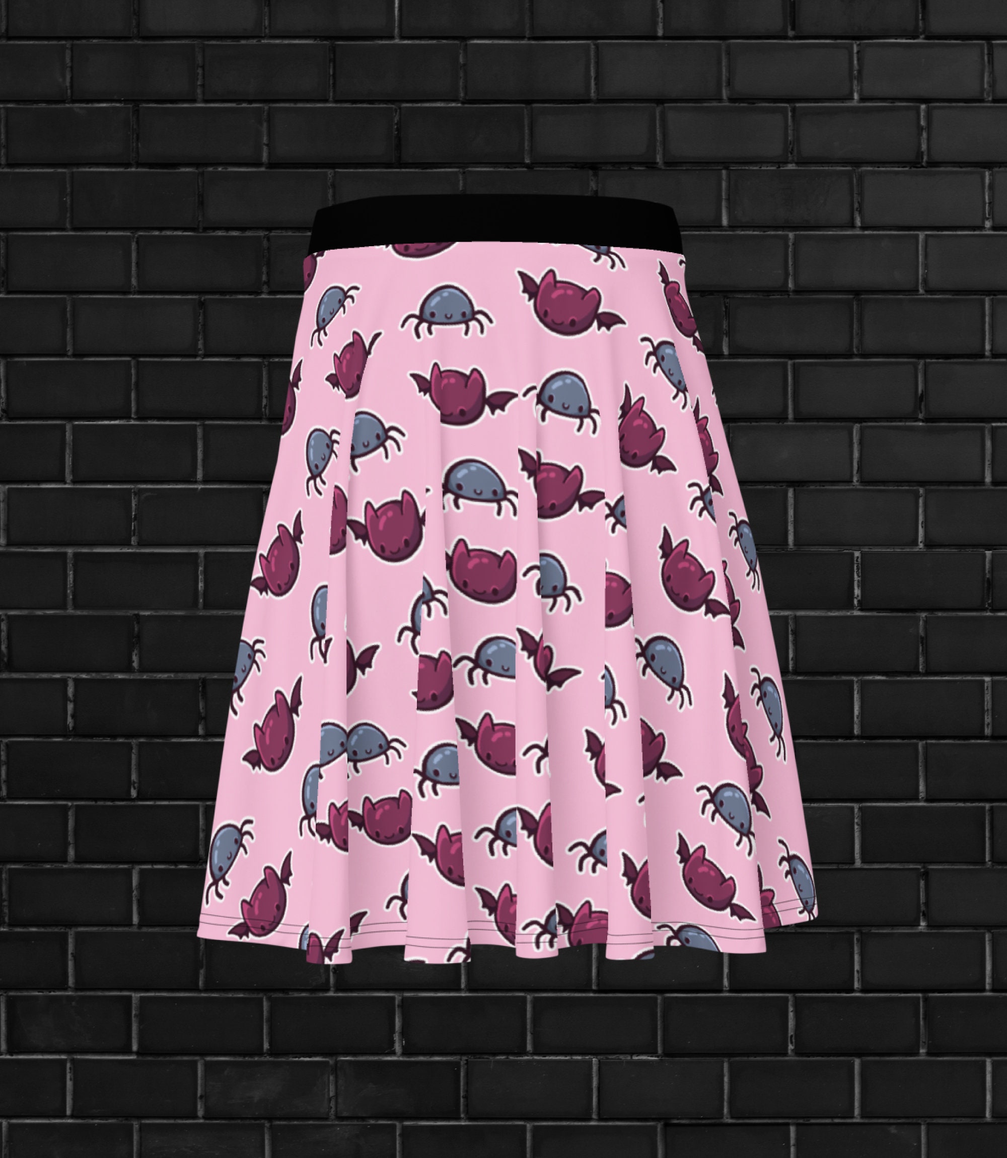 Cute Halloween Skirt Halloween Clothing Creepy Cute Skirt Etsy