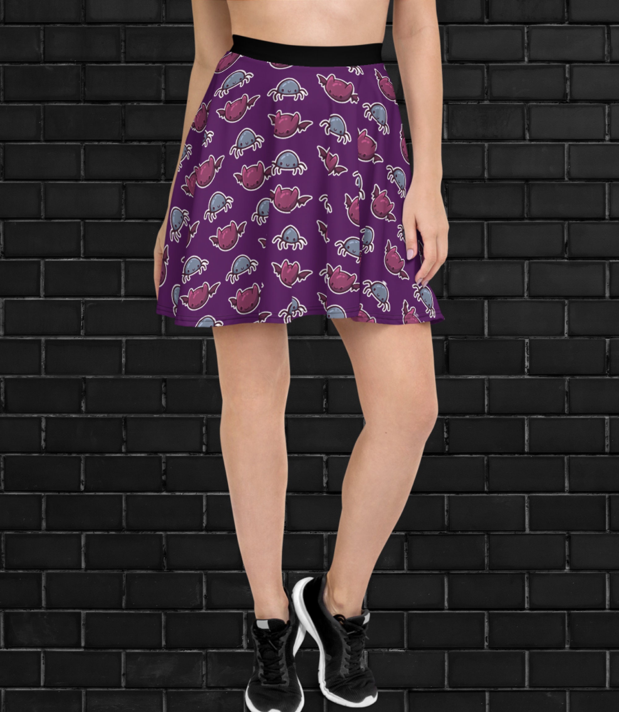 Cute Halloween Skirt Halloween Clothing Creepy Cute Skirt Etsy