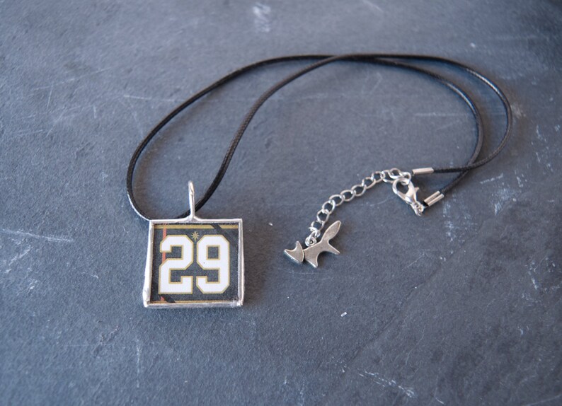 Vegas Golden Knights Inspired Number Necklace