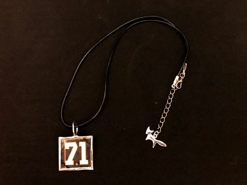 Vegas Golden Knights Inspired Number Necklace