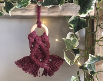 Macrame Auto Charm Diffuser