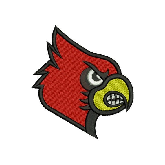 Louisville cardinals machine embroidery design design for kids Etsy