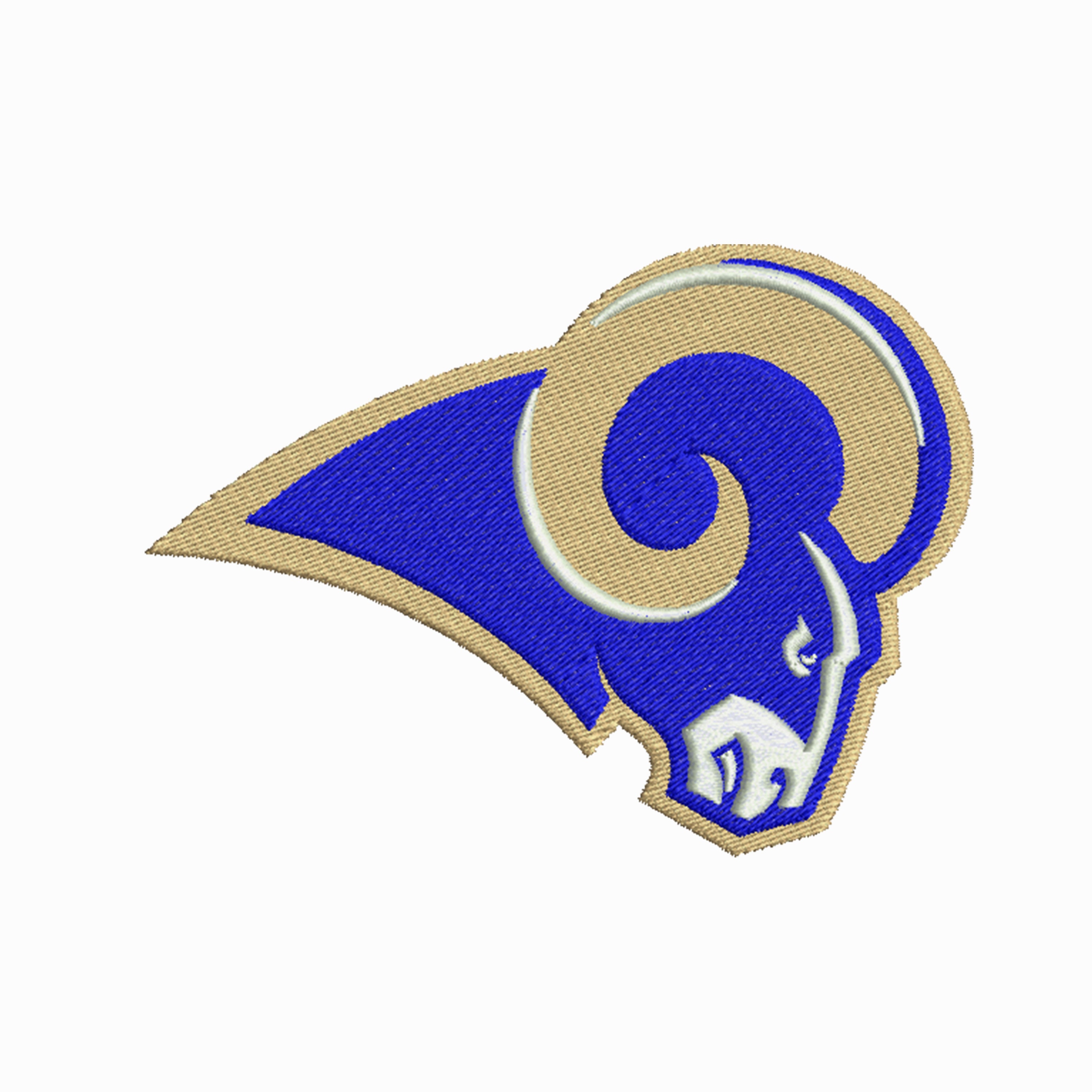 Los Angeles Rams embroidery design design for kids fill Etsy