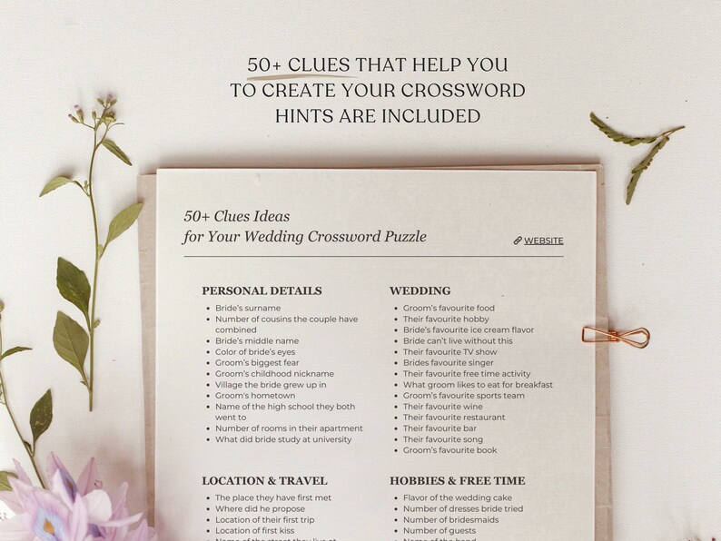 Canva Wedding Crossword Sign Custom Crossword Puzzle For Etsy Canva wedding crossword sign custom crossword puzzle for etsy