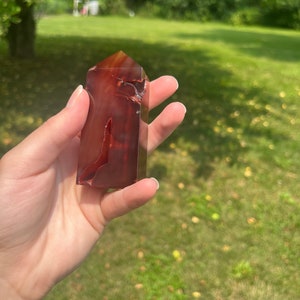Druzy Carnelian Tower ; 1