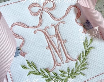 Square + Rectangle ITH Placement Card Only, Embroidery Machine Digital File