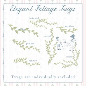 Elegant Foliage ONLY, Greenery leaves, Greenery, digital download