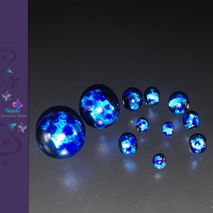 Hotaru, firefly bead, traditional glassware, jewelry, fantasy, Okinawa image 3