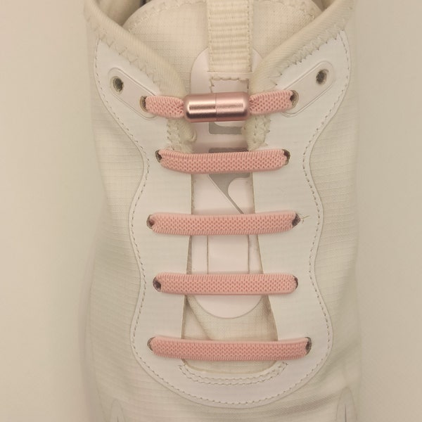 LACETS ELASTIQUES de chaussure Rose pour baskets et tennis adulte et enfant, lacets originaux de couleur unis, lacet magique boutique lacet