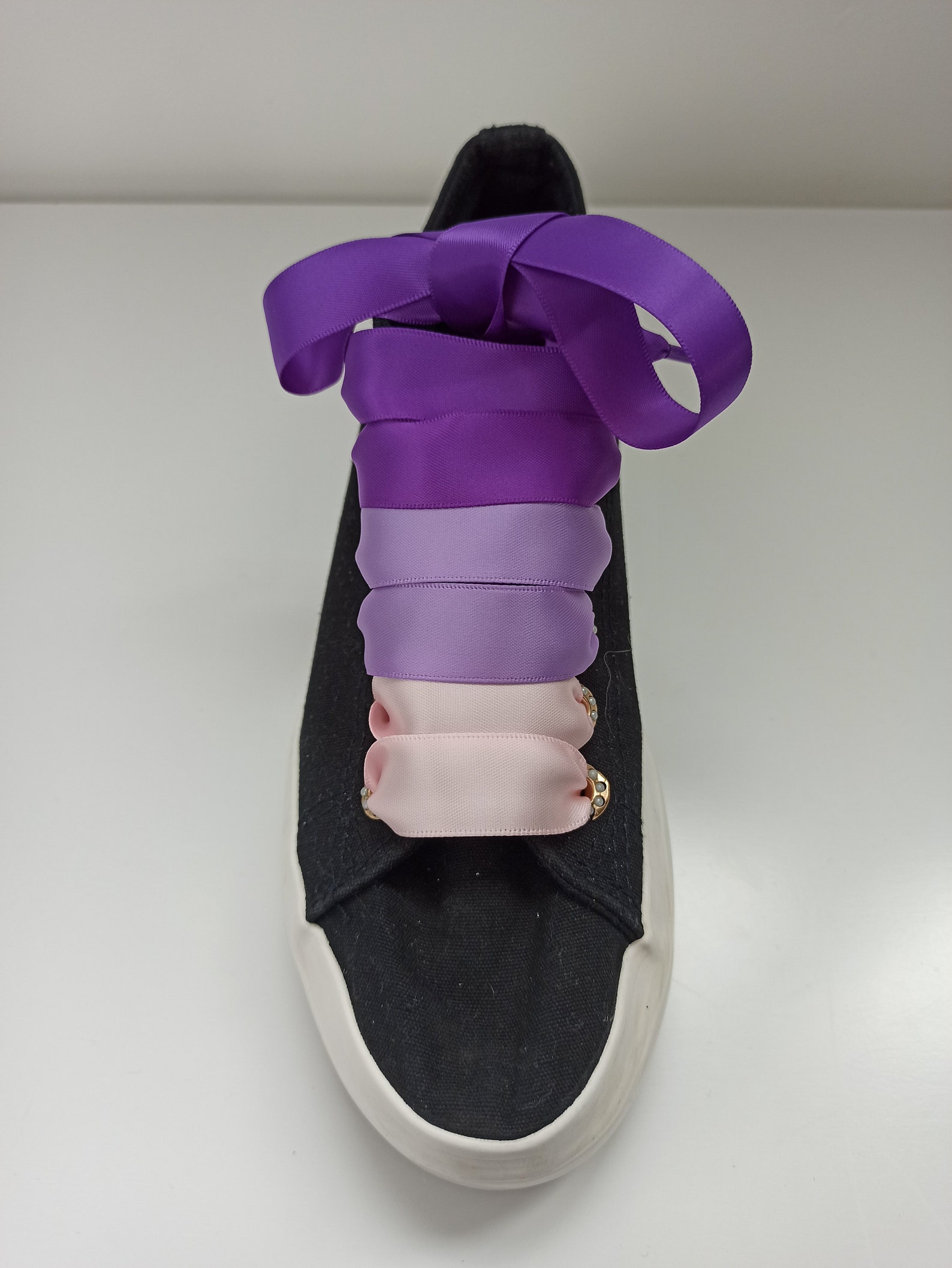 SATIN lacesROSE//color laces //fun laces//fashion Etsy