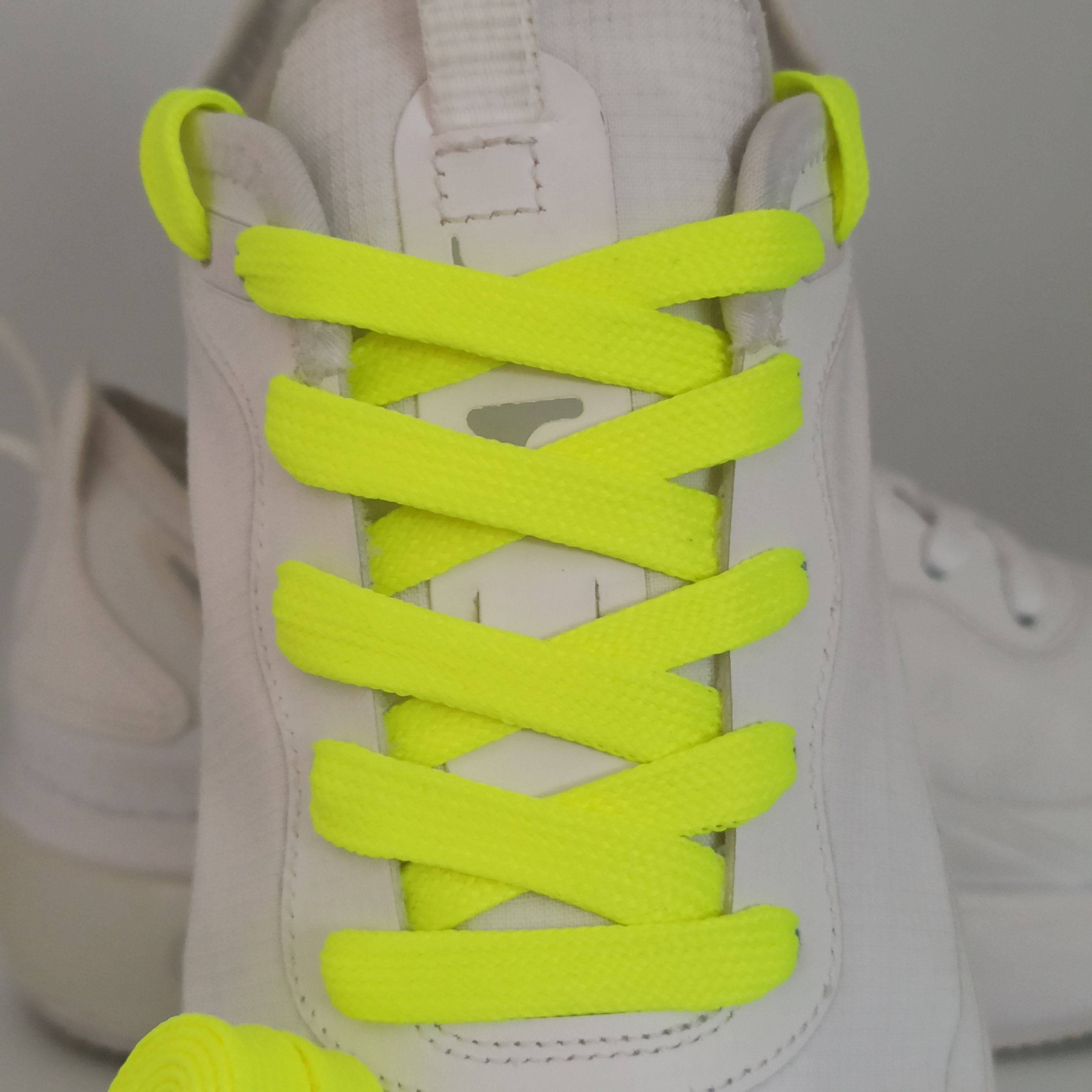 Fluorescent yellow sneakers best sale