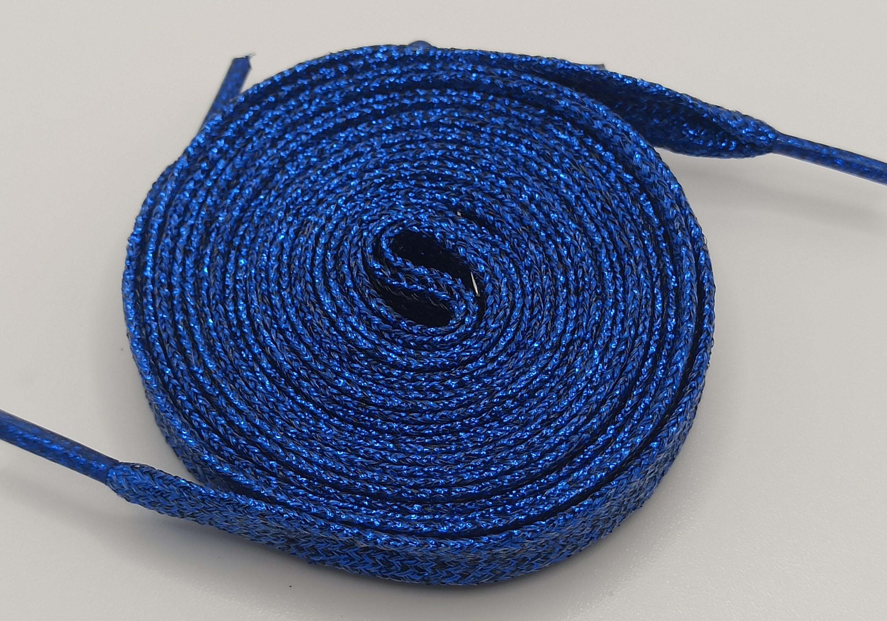 Allegra K Glitzer-Schnürsenkel – Lila-blau Schimmernd, 60 Cm Lang, Für Turnschuhe & Sneaker