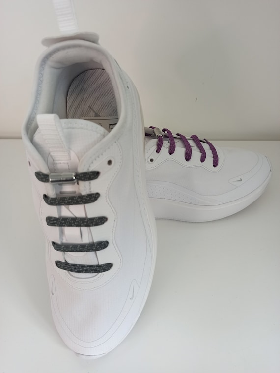 LACCI ELASTICI Grigio Fluo per sneakers e scarpe da tennis per