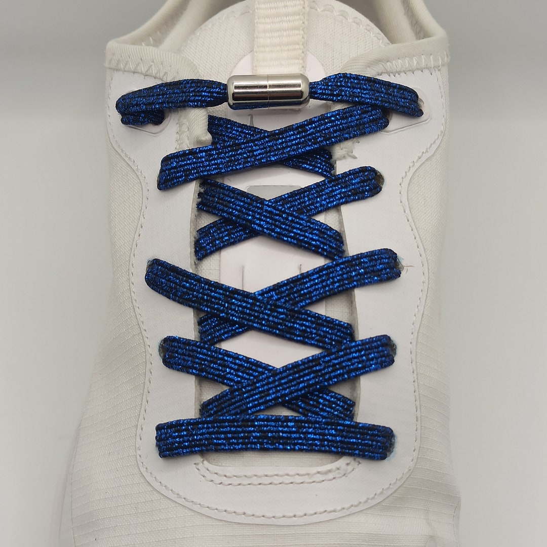 ELASTIC LACES Blue Color for Shoes and Sneakers for Adults and Etsy