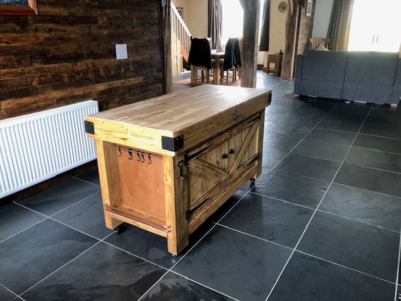 Custom Built Kitchen Island Etsy UK