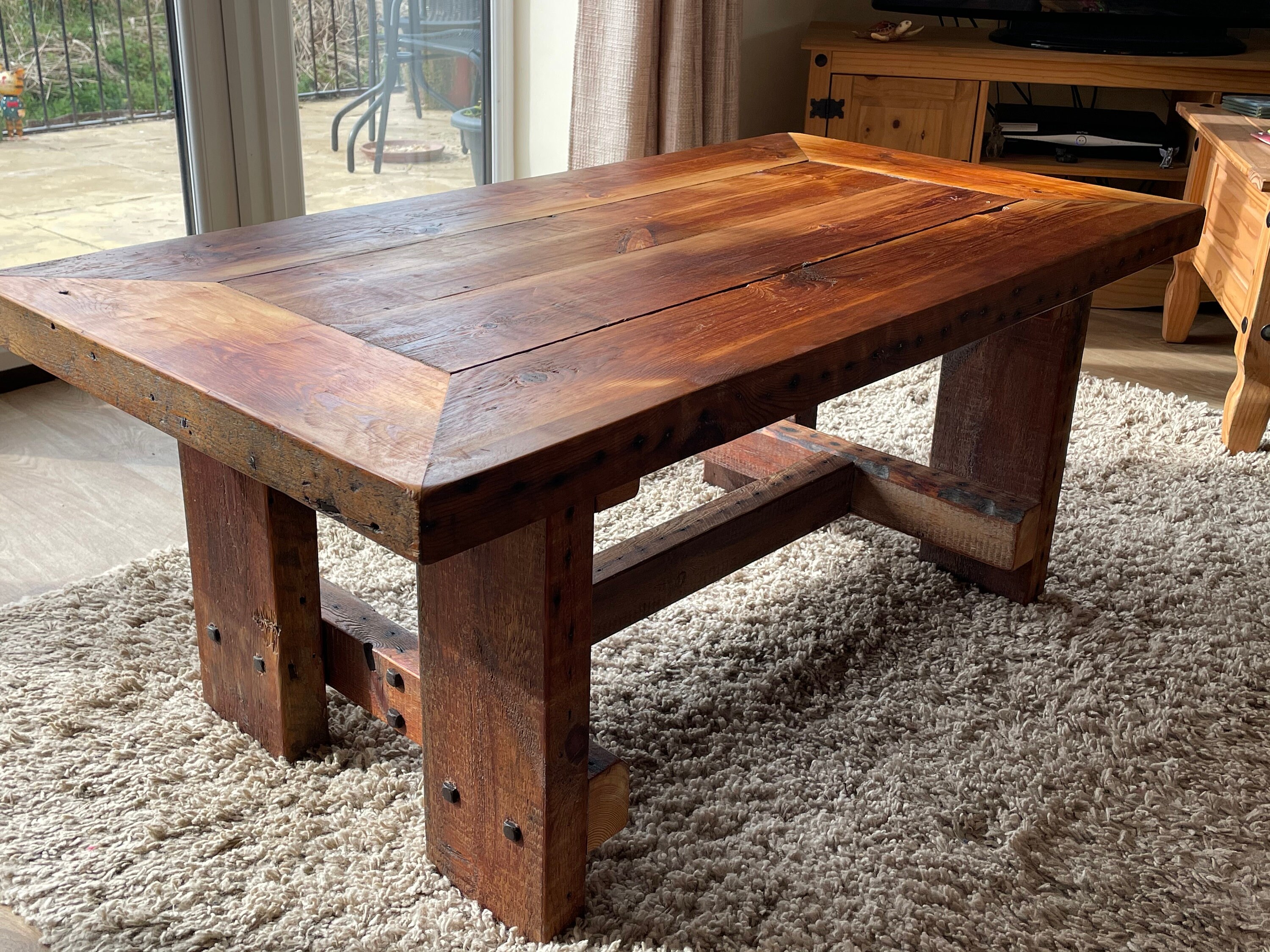 Beautiful Reclaimed Wood Coffee Table - Etsy
