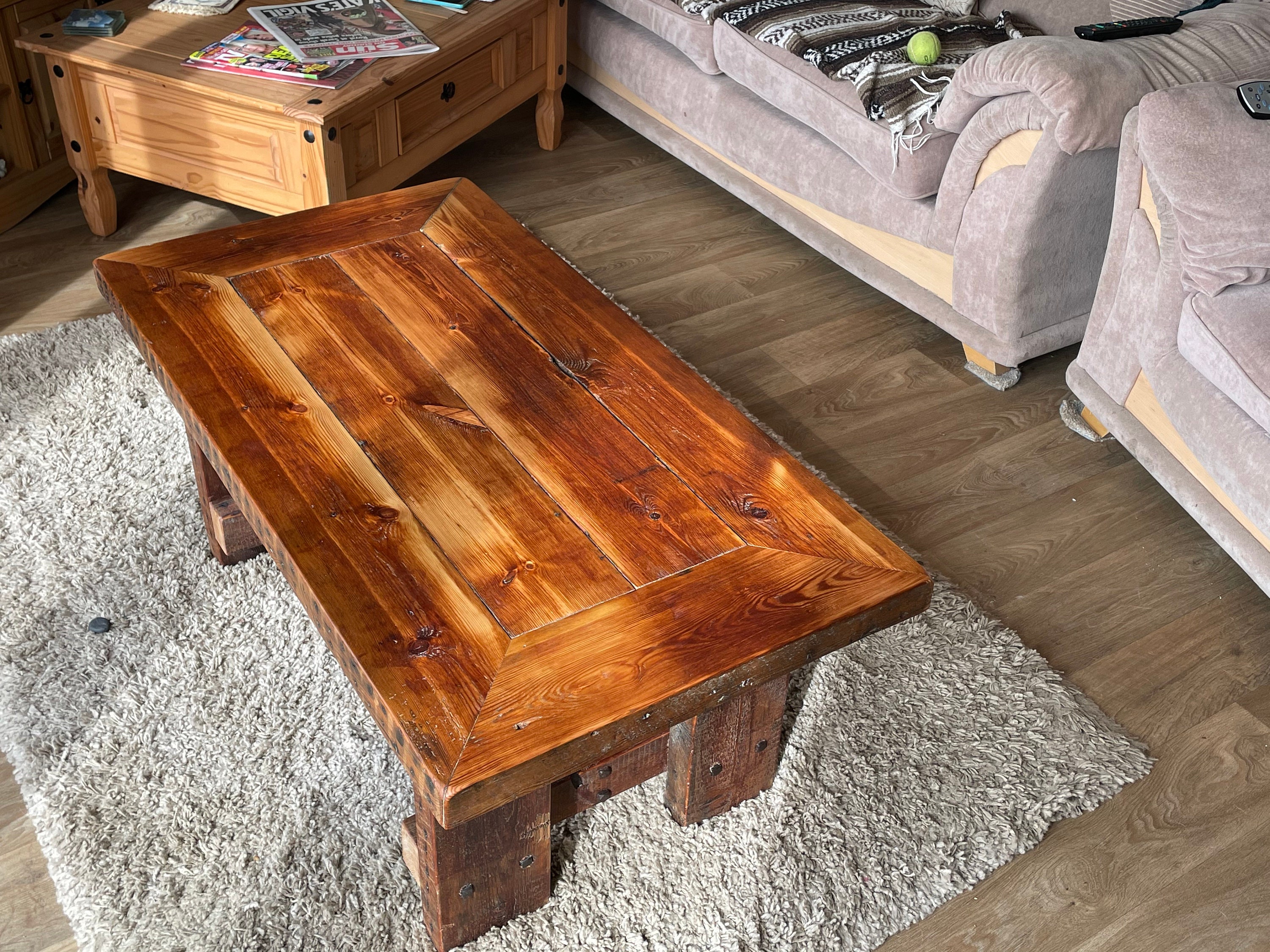 Beautiful Reclaimed Wood Coffee Table - Etsy